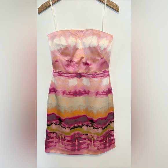 Banana Republic 100% silk strapless mini dress NWT , sz 4 petite - Picture 3 of 8